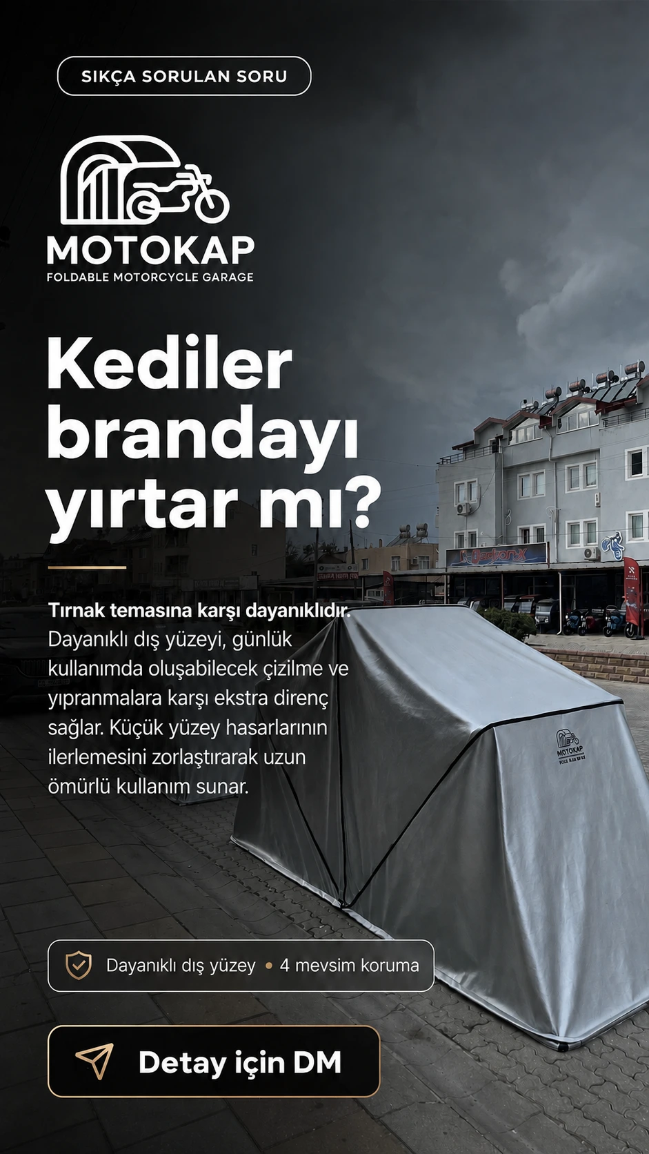 MotoKap - Kediler brandayı yırtar mı?